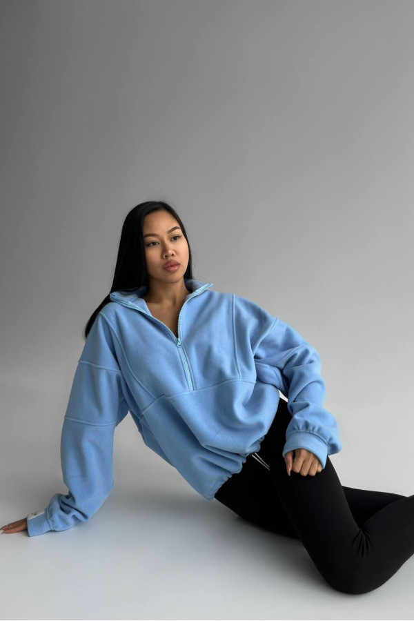 Кофта unisex блакитна