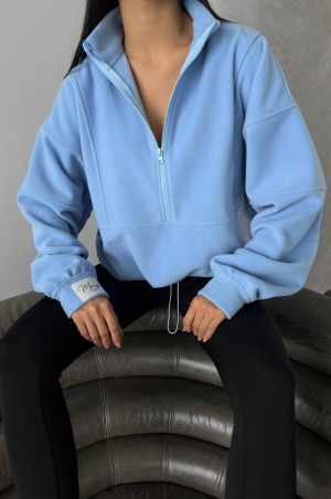 Кофта unisex блакитна