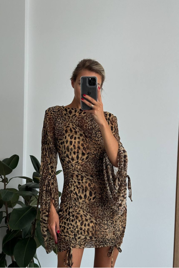 Сукня сітка 2 в 1 лео