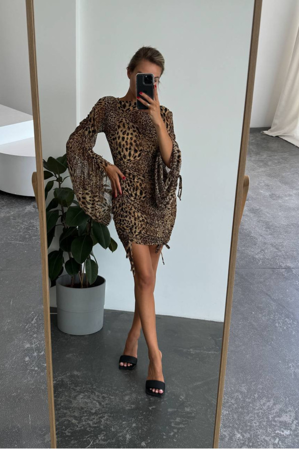 Сукня сітка 2 в 1 лео