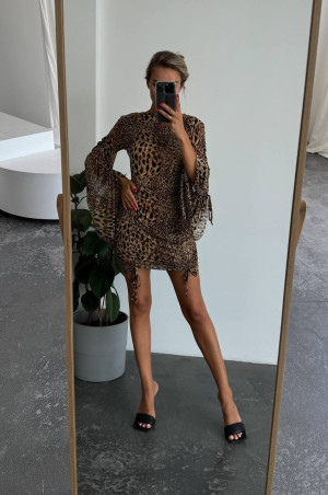 Сукня сітка 2 в 1 лео