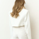 Піджак у стилі Bazane молочний