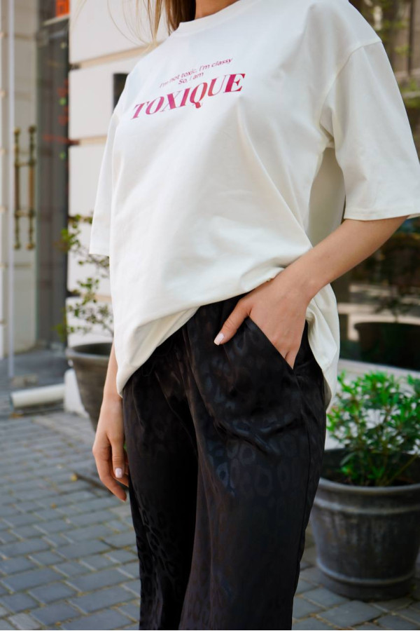 Штани сатинові чорні 