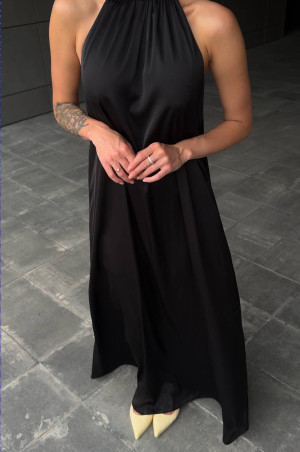 Ніжна сукня максі чорна 