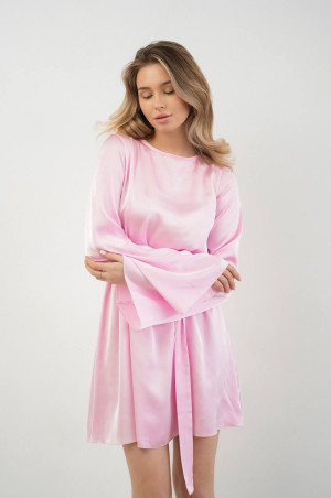 Шовкова сукня ніжно рожева 