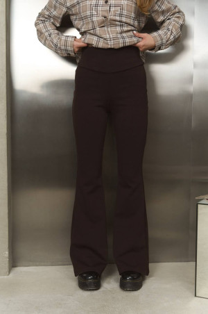 Лосини кльош шоколадного кольору 