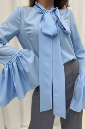 Блуза в стилі Boho блакитна