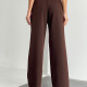 Брюки з запахом шоколадні 