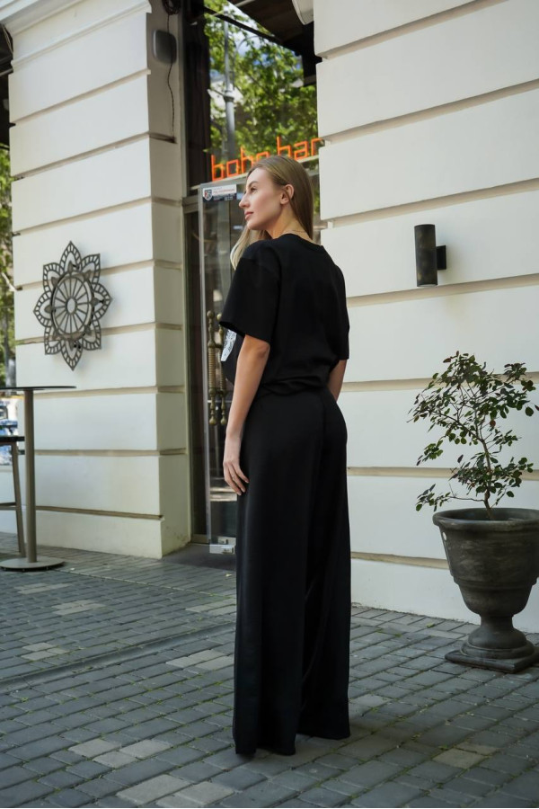 Штани на запах чорні